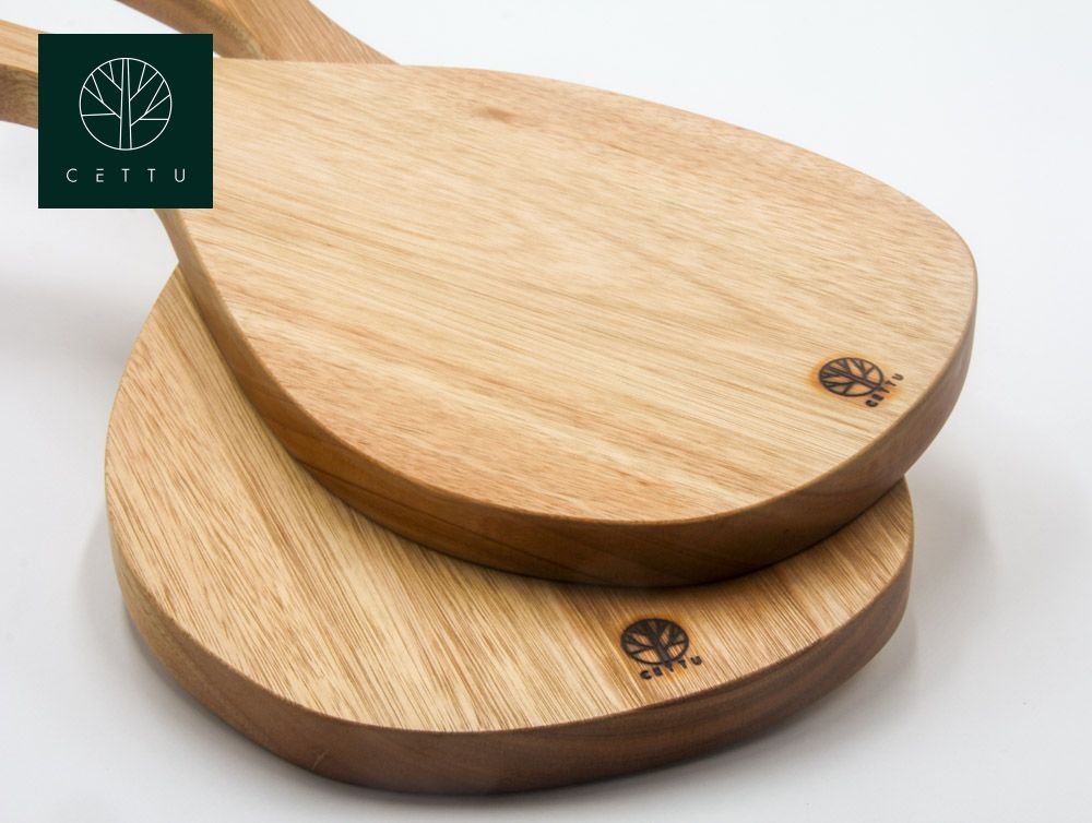 Set de 2 tablas diseño Ibérico, pique, corte y prepare.